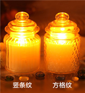 水晶之恋/竖条纹----LED电子蜡烛 创意礼品家居摆件 送礼佳品